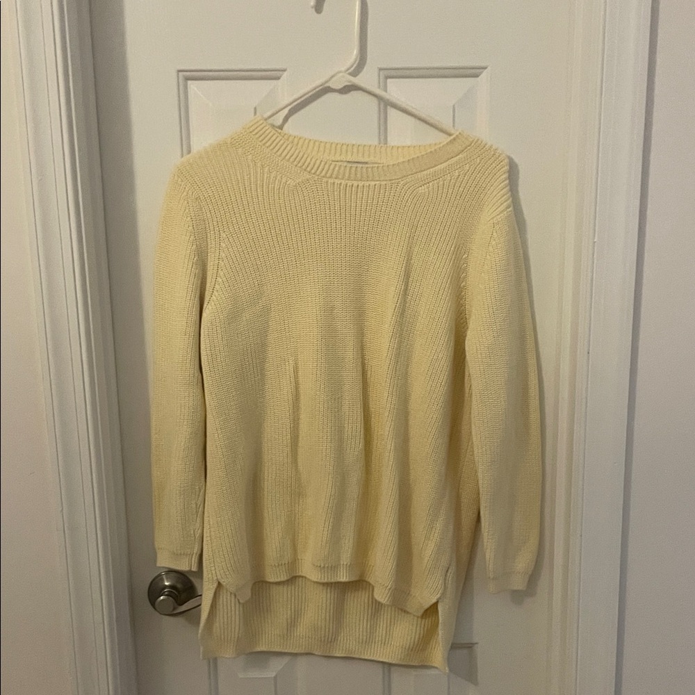 525 America Women's Cream Crew Neck Sweater